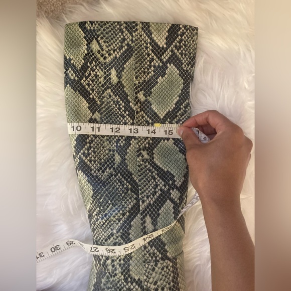 Nine West snakeskin print heel boot - Picture 6 of 7